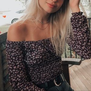 off the shoulder shirt